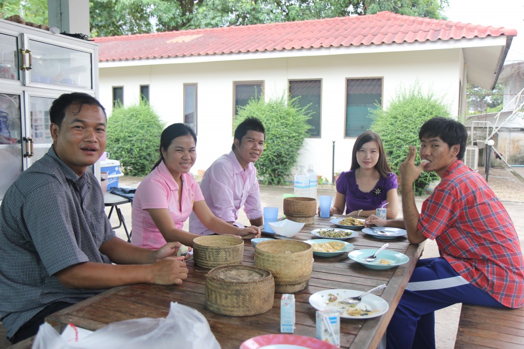 The staff at Openmind, Nong Khai 