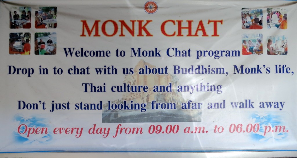 A poster for Monk Chat