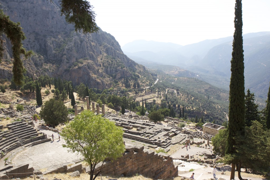 Archeological site at Delphi